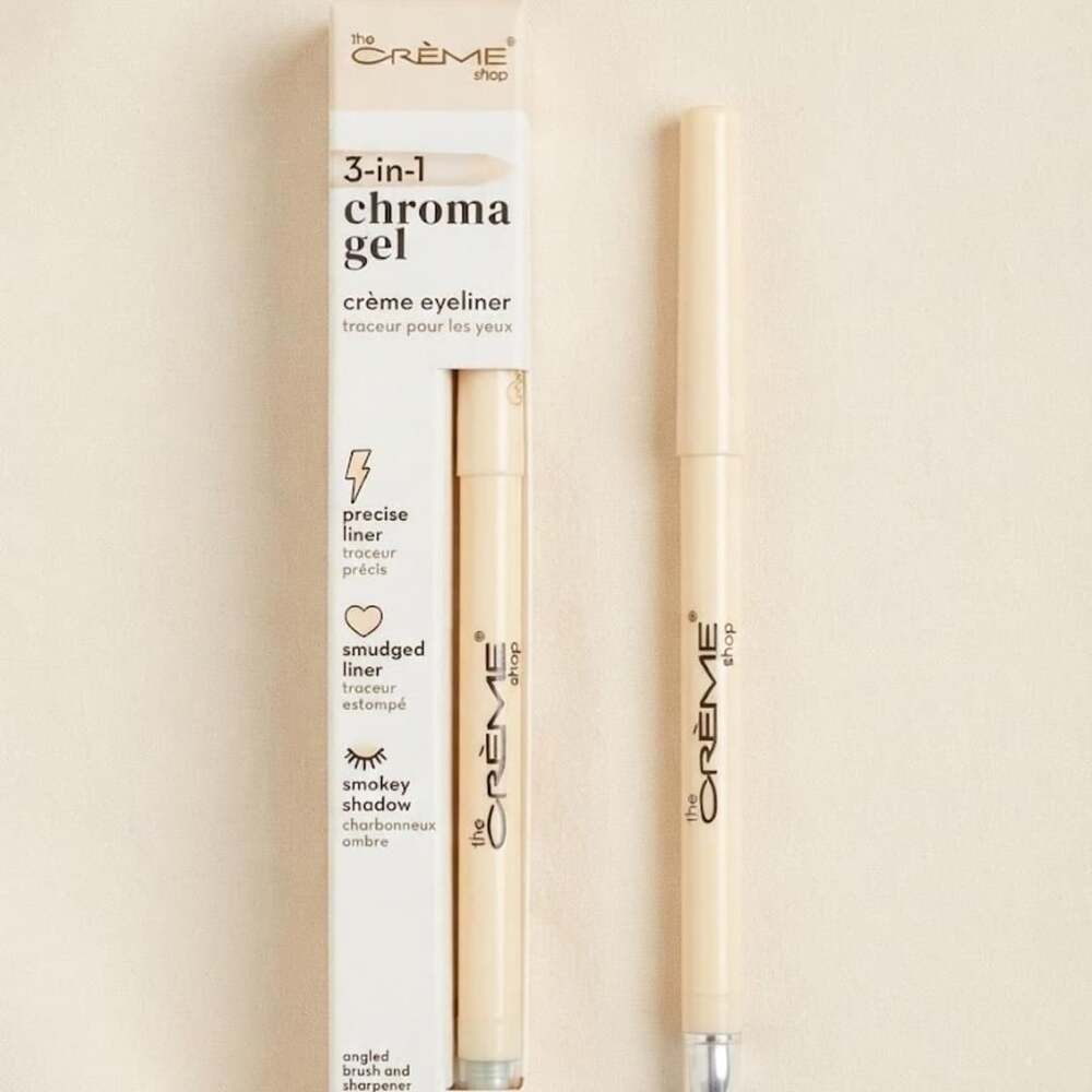 The Crème Shop 3-in-1 Chroma Gel Crème Eyeliner Nudity